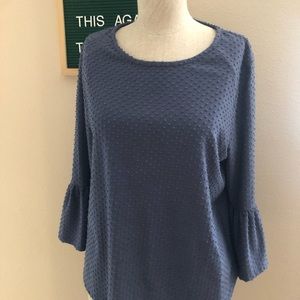 W5 Back zip dressy top